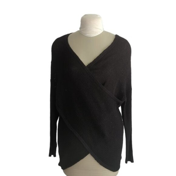 Design Lab Lord & Taylor Sweaters - Lord & Taylor Design Lab Surplice Wrap Sweater